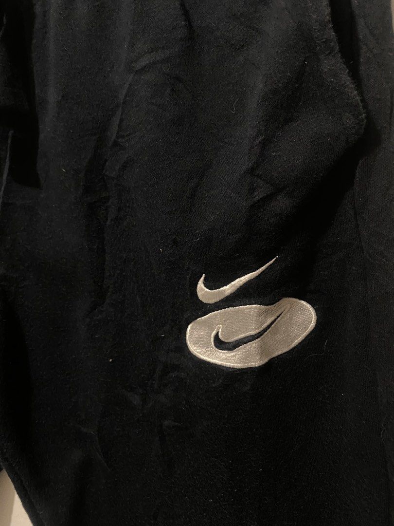 Nike Black Sweatpants (Category: Joggers) located in Cavite. Submitted by peter412 (Listing ID 1415007064, Image 2). Description: 30 up by 37 excellent no issue - Black Nike sweatpants - Size: Large - Nike logo on left leg - Drawstring waistband - Made in China.