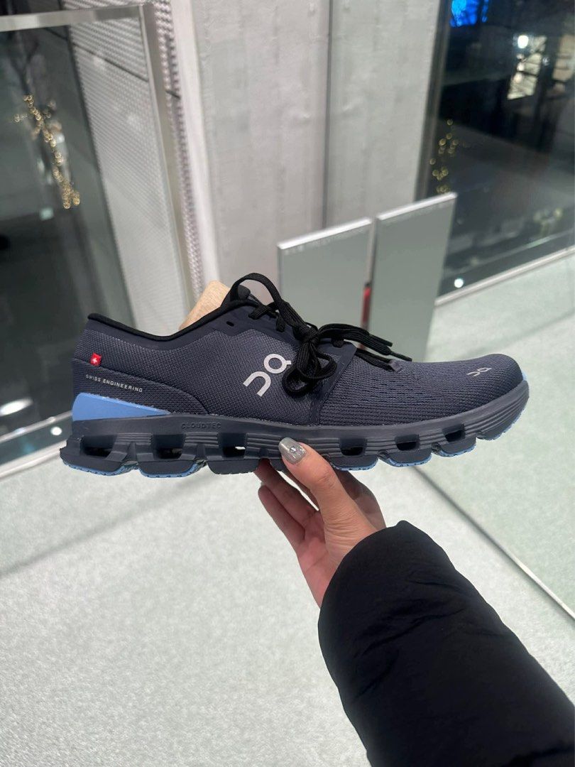 On Cloud X4 Navy/Gourami (Category: Sneakers) located in Santa Rosa. Submitted by miqboutique (Listing ID 1414878805, Image 1). Description: Cloud X4 Mens 25-30cm ₱9,499 + SF • ETA 2 weeks • 3K DP required • Guaranteed Original Fb page: Miq's Boutique.