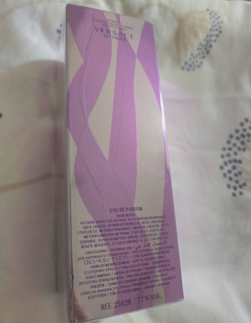 Original Versace Woman Perfume (Category: Fragrance & Deodorants) located in Manila. Submitted by nhelnhelly (Listing ID 1414864916, Image 2). Description: brand new sealed original 50ml rfs : gift last Christmas .