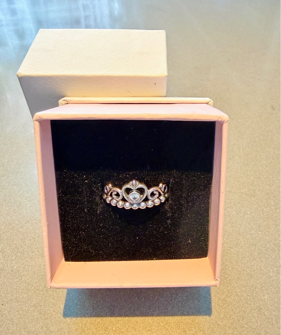 Pandora Princess Tiara Crown Ring in 925 Sterling Silver [AUTHENTIC ...