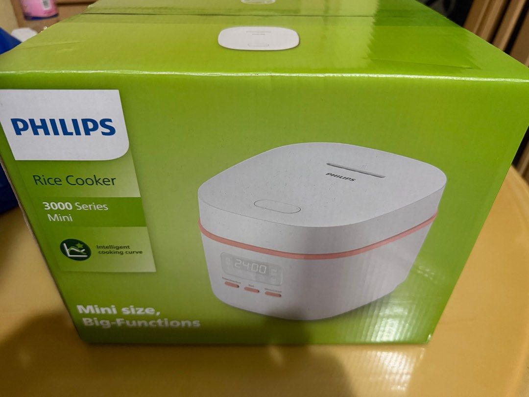 Philips 3000 Series Mini Rice Cooker, TV & Home Appliances, Kitchen ...