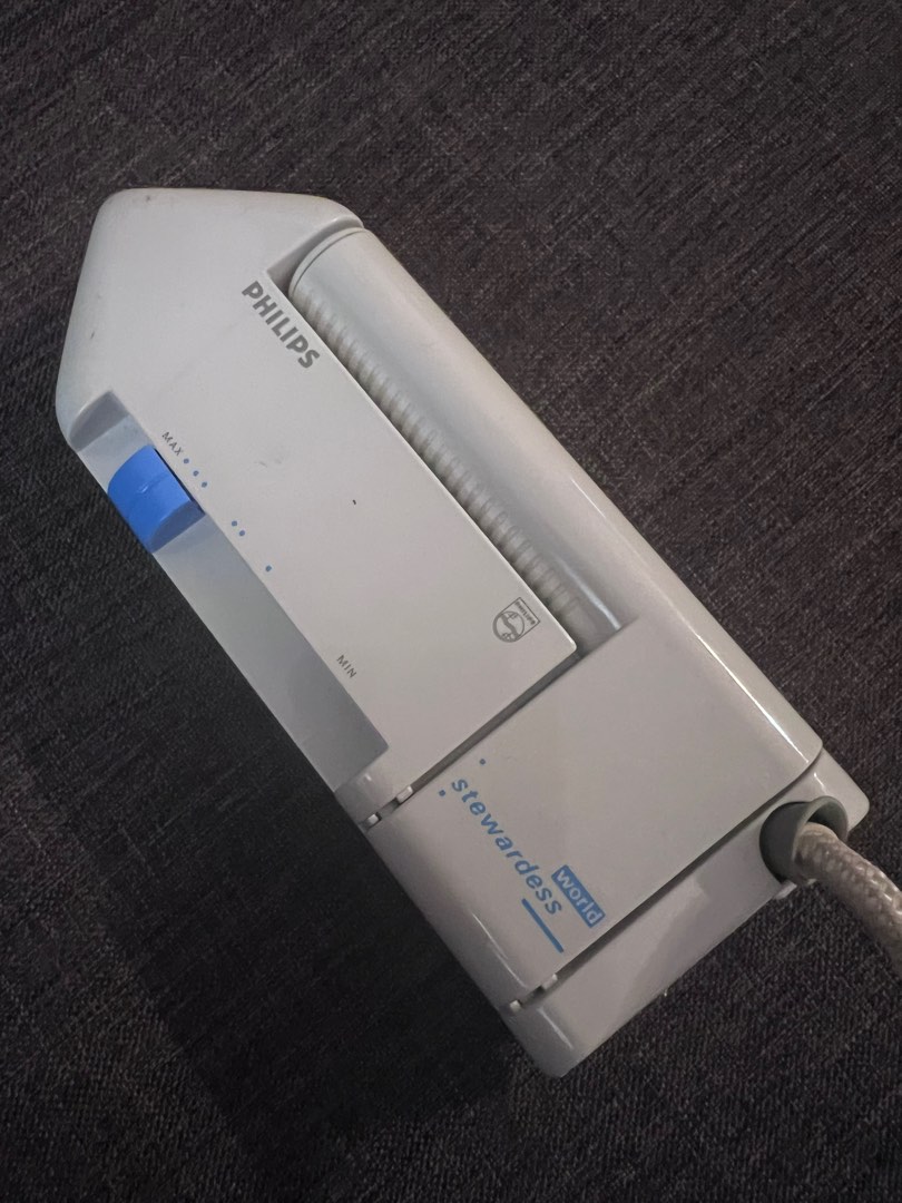 Fer à Repasser Vintage Philips Stewardess World – Avec Sac Et Notice