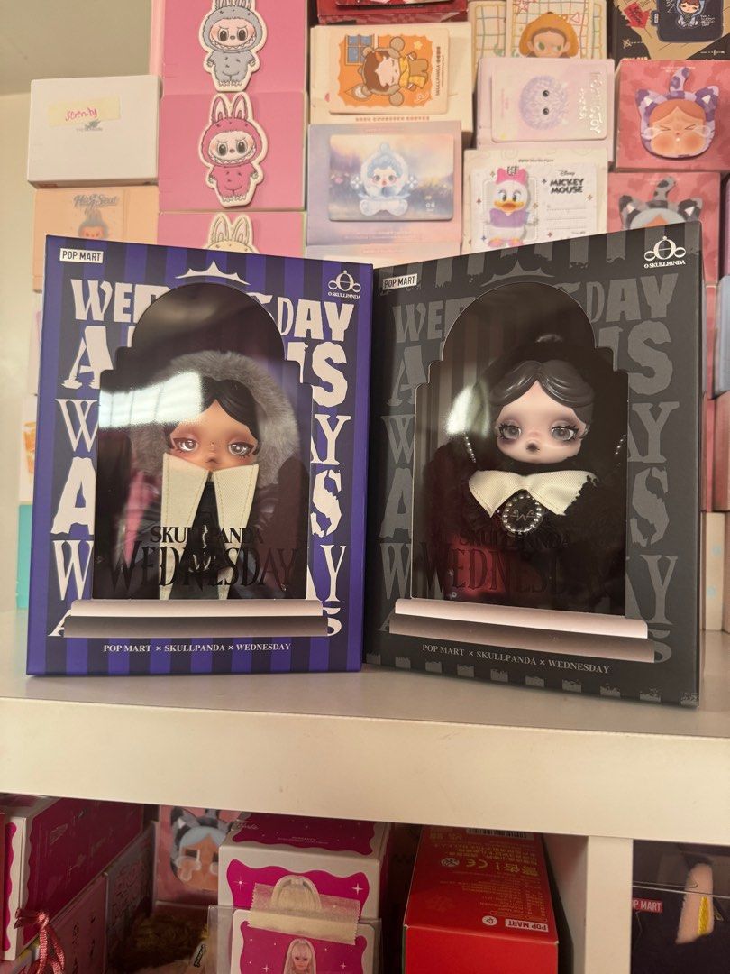 Popmart Skullpanda Wednesday Addams (Category: Dresses) located in Quezon City. Submitted by kikayandbeyondbybreezemnl (Listing ID 1414857653, Image 1). Description: Wednesday Addams Nevermore Academy Uniform Global Release - 1,700 Classic Dress Version US Exclusive - 5500.