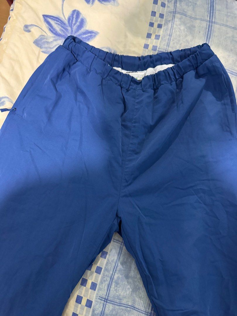 Prince Blue Track Pants (Category: Other Bottoms) located in Caloocan City. Submitted by daybysunlight (Listing ID 1414932012, Image 2). Description: ♡ original ♡ includes adjustable garter for waist ♡ size: for s-m frames ♡ elastic waistband ♡ back pocket with prince logo ♡ includes side pockets with zippers ♡ solid blue color ♡ lightweight material ♡ suitable for exercise (running or walking).