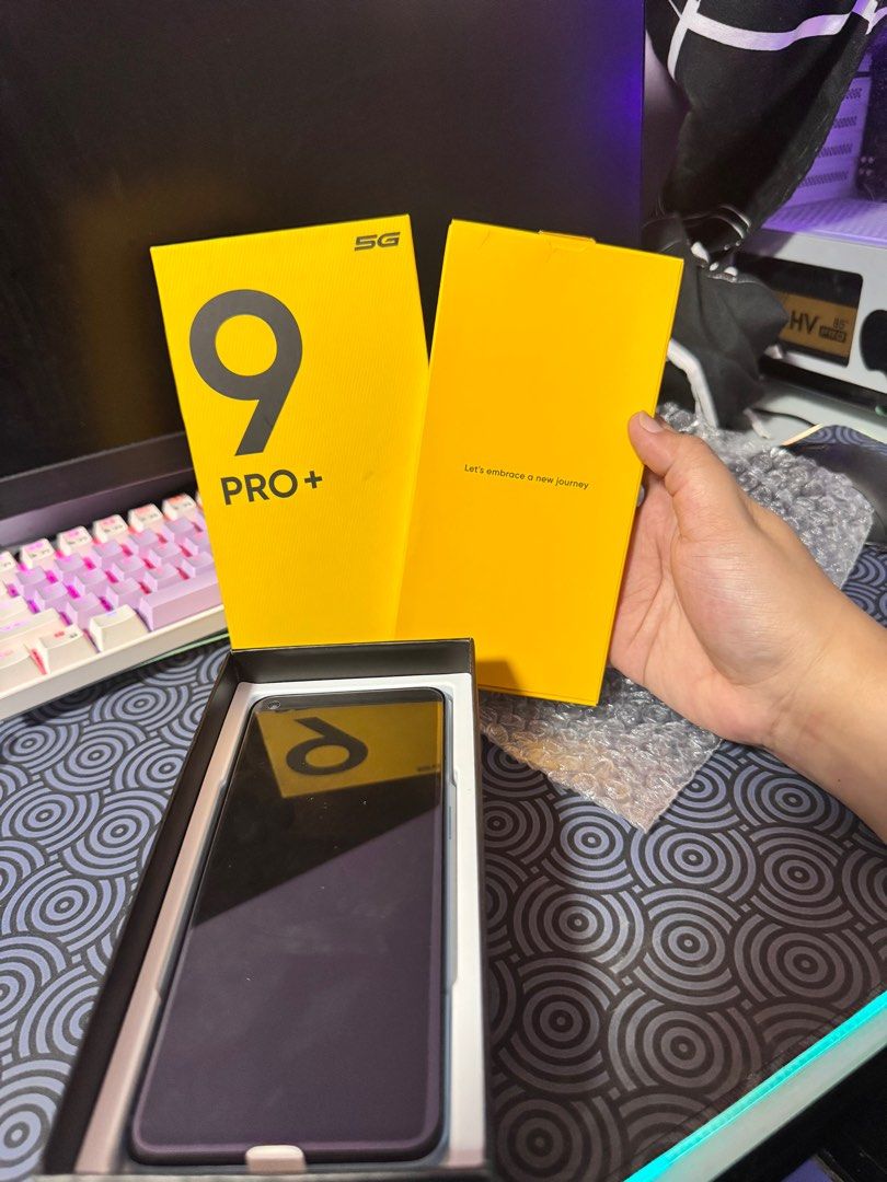 REALME 9 pro plus 5g 8/256gb 2nd Hand (Category: Realme) located in Quezon City. Submitted by klmrcln (Listing ID 1414932220, Image 2). Description: Hello po. Selling this Lady owned Realme 9 pro plus 5g 8/256gb. Secondary phone lang po sya kaso hindi na nagagamit kaya ibebenta na. ✅lady owned ✅with camera protector and back protector case (kayo nalang po magtanggal if gusto nyo po) nilagyan ko para hindi magasgasan agad. ✅with original charger w