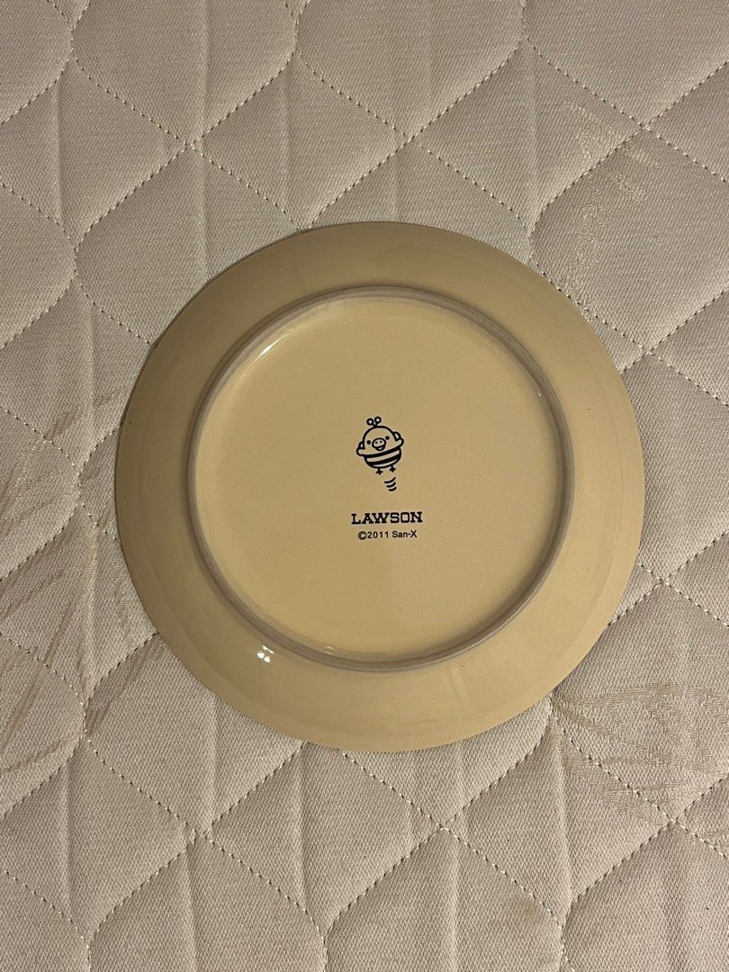 rilakkuma x lawson plate (Category: Dinnerware & Cutlery) located in Pasig City. Submitted by joolsforsale (Listing ID 1414987509, Image 2). Description: rilakkuma x lawson plate thrifted authentic and looks brand new was used as jewelry holder.