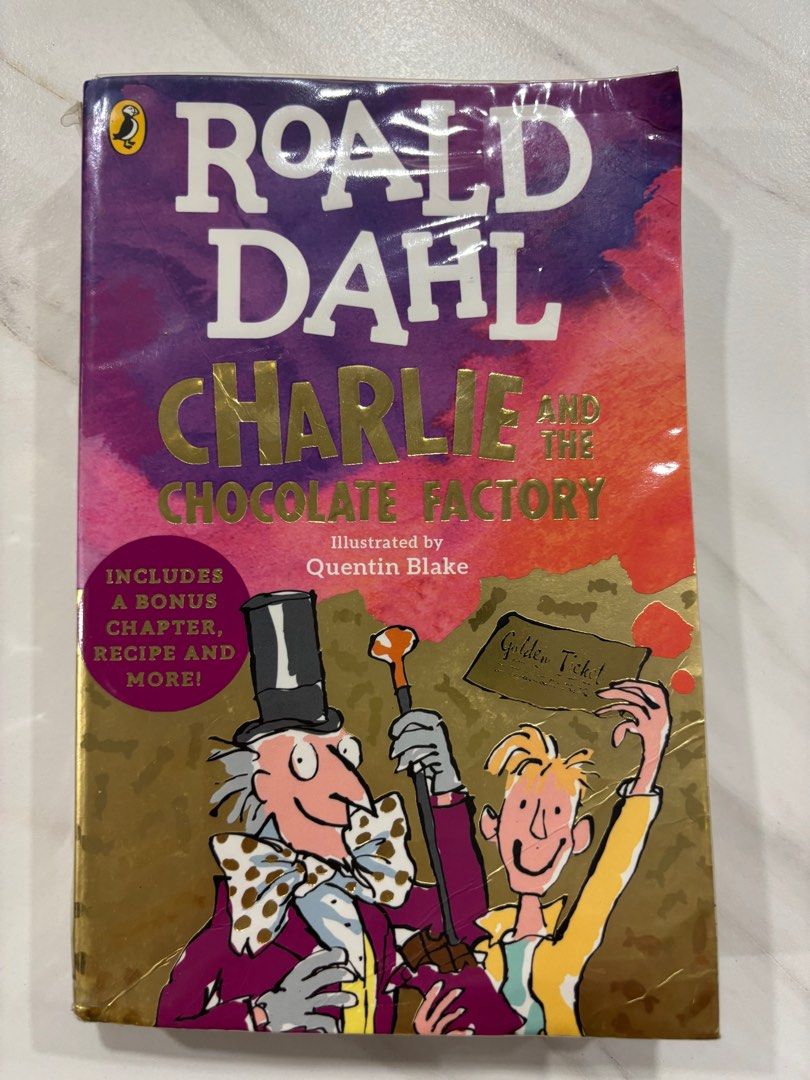 Roald Dahl Charlie and the Chocolate Factory Book, Hobbies & Toys ...