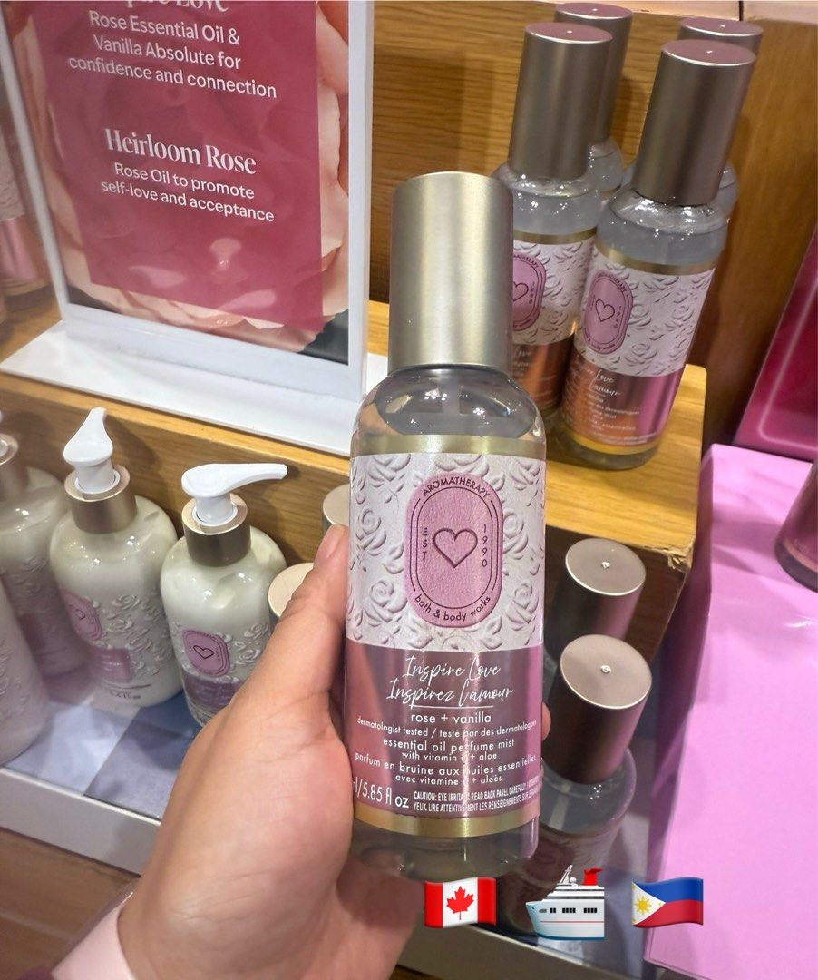 Rose Vanilla Essential Oil Perfume mist (Category: Fragrance & Deodorants) located in Balungao. Submitted by kateee21 (Listing ID 1414833754, Image 2). Description: 📌📌📌 Available for PREORDER 🛳 Shipping from Canada 🇨🇦 to Philippines 🇵🇭 via sea cargo 📦; Local Shipping fee c/o buyer ✅ For Bulk buyers and loyal customers please DM us for inquires 😊 ✅ If the AD is UP, the item is still available. ✅ If you are interested and willing to wait 