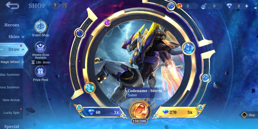 SAFE AND SECURED MLBB ACCOUNT (Category: Game Gift Cards & Accounts) located in Taytay. Submitted by kohiid (Listing ID 1415033097, Image 3). Description: Keshin Lance and Keshin Karrie and more! Via mm only or payment first! price still negotiable!.