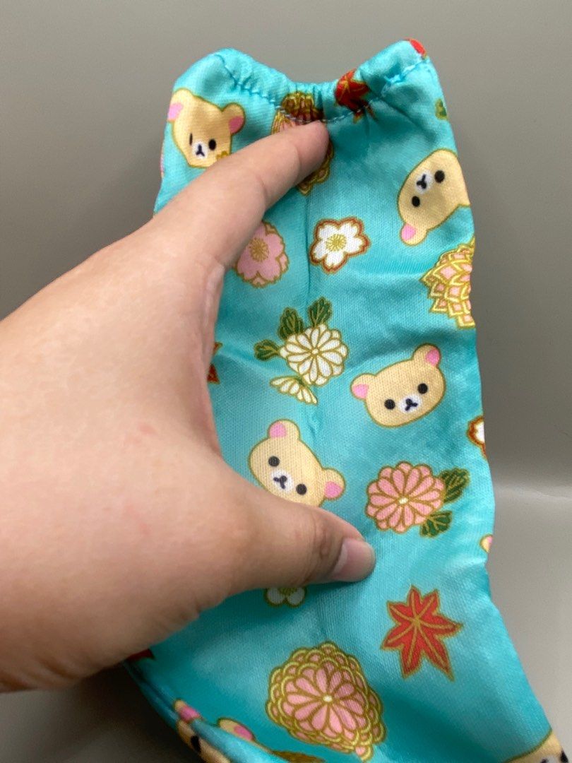 San X Rilakkuma Water Bottle (Category: Water Bottles & Tumblers) located in Pateros City. Submitted by flukycharms (Listing ID 1414847703, Image 3). Description: Can be used as water bottle cover or eyeglass pouch/holder 💕 Size: Width 4 inches Length 8 inches.