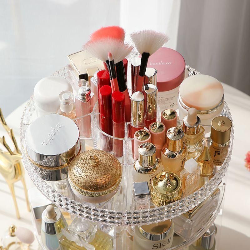 *SG Stock* 360 Degree Rotating Rack Makeup Rack Makeup Holder Makeup ...