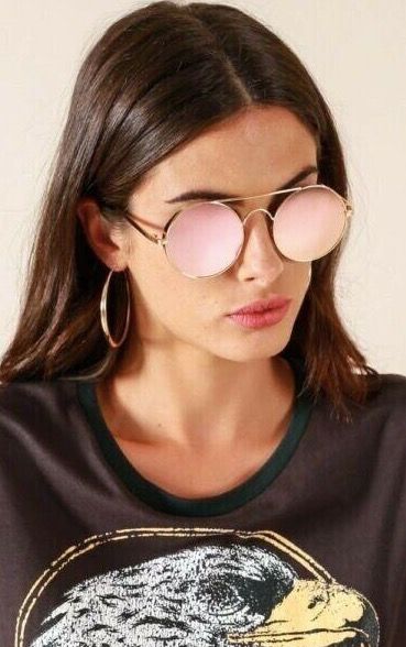 Showpo Pink Reflective Gold Summer Beach Women Sunglasses (Category: Women's Accessories) located in Sydney. Submitted by sydxdrobe (Listing ID 1414829102, Image 2). Description: Brand new, excellent condition Comes with case.