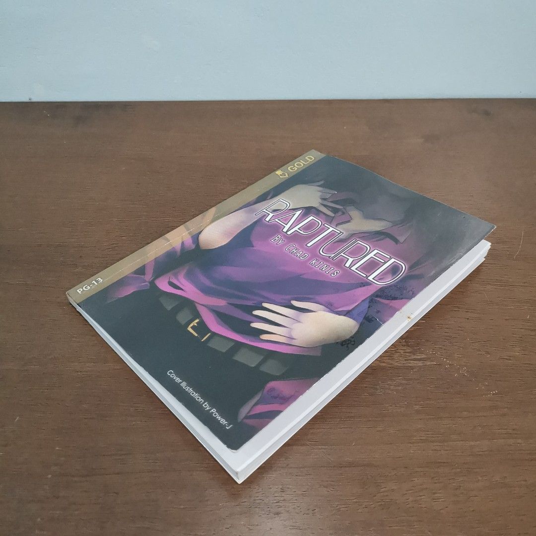SIGNED Raptured by Chad Kinis PSICOM Book (Category: Storybooks) located in Mandaluyong City. Submitted by cesliah23 (Listing ID 1414874929, Image 3). Description: With plastic cover Book is signed with name Never read as it was bought only for collection purposes Yellowish pages Need funds for school purposes.