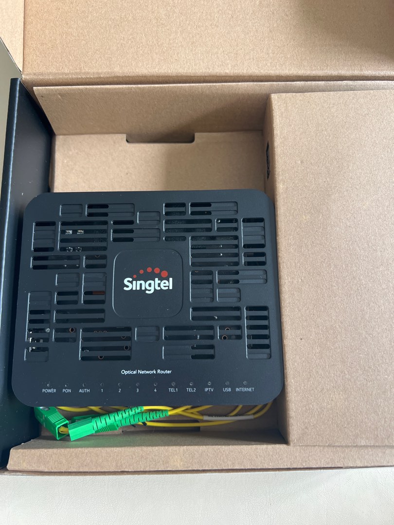 Singtel Optical Network Router, Computers & Tech, Parts & Accessories ...