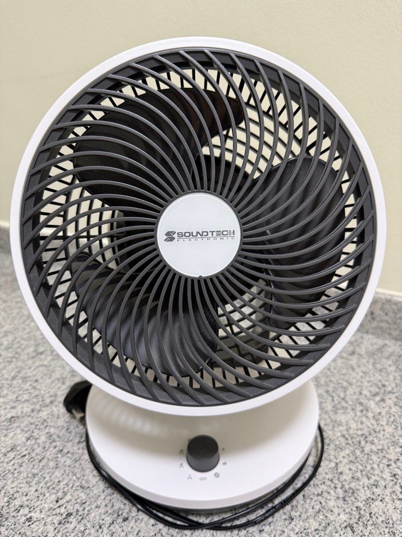 Soundtech Electronic SoundTech Electronic Table Fan, Furniture & Home Living, Lighting ...