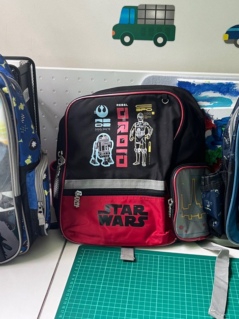 Star Wars and Race Car Backpacks (Category: Diaper Bags & Wetbags) located in Paranaque City. Submitted by sahsomera (Listing ID 1414829061, Image 3). Description: School Bags 500 eaxh.