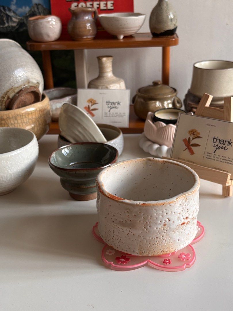 Stoneware Ceramic Accessories Trinket Bowls and Mugs Bundle (Category: Dinnerware & Cutlery) located in Manila. Submitted by jullialm (Listing ID 1415008040, Image 3). Description: PM for prices and bundles Ranging from 80-400php per bundle Mugs/cups -150 Matcha bowls 200-350 only .