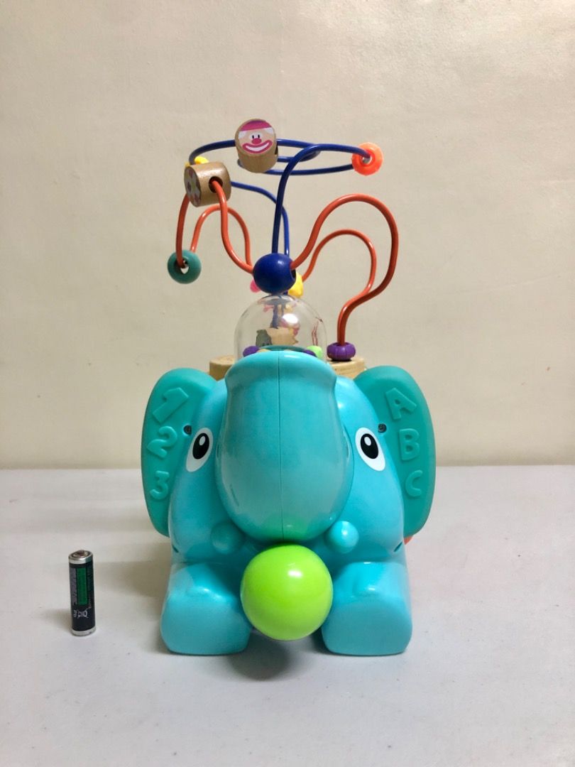 TopBright Elephant Activity Cube (Category: Infant Playtime) located in Imus. Submitted by dyelinn (Listing ID 1414845644, Image 3). Description: ✨PRELOVED 🇬🇧 TopBright 5-in-1 Activity Toy 📝 VGUC; mix of wood & plastic ₱500.