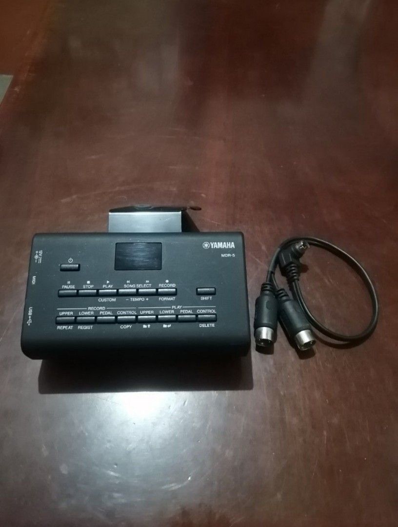 Yamaha MDR-5 Usb for Electone (Category: Musical Instruments) located in Bacoor. Submitted by aaronxtinshop (Listing ID 1414953742, Image 2). Description: Lastprice 6.5k only Discount from 8k Slightly used from japan Yamaha MDR-5 USB Connect to ur Electones Midi to USB Recorder In Good Condition What u See is what u get HOMEBASE SHOWROOM Location Bacoor Cavite Landmark Puregold Bacoor Gmap/Waze : Aaronxtin Musical Instrument Shop Thanks 😊.