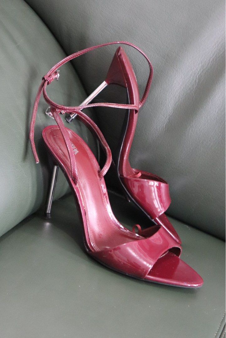 Zara Ankle-strap high-heels sandals (Category: Heels) located in Las Pinas. Submitted by krishnah_ (Listing ID 1414980740, Image 1). Description: Used once only .