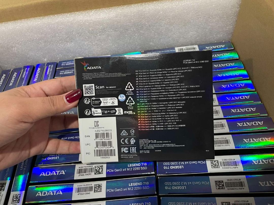 ADATA LEGEND 710 256GB PCIe Gen3 x4 M.2 2280 SSD (Category: Computer Parts) located in Quezon City. Submitted by trishaacos82993 (Listing ID 1415060098, Image 3). Description: - ADATA LEGEND 710 SSD - 256GB Storage Capacity - PCIe Gen3 x4 M.2 2280 - New and Sealed - Multiple Units Available.