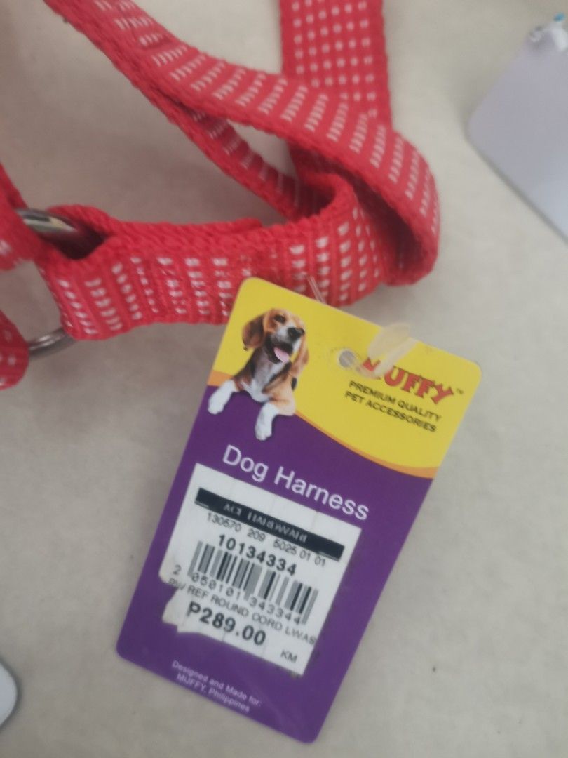 Assorted pet harness price in the description box (Category: Homes & Other Pet Accessories) located in Manila. Submitted by surplus888 (Listing ID 1415183151, Image 3). Description: Assorted pet harness Item description / price per piece 🐶 Plain orange / ₱200.00 🐶 Red with design / ₱250.00 🐶 Plain red / ₱300.00 ✅ Brand new ✅ Mall pull out fee shoulder by buyer Payment today next day ship out 🛵 Send me direct message for inquiries Location Ton