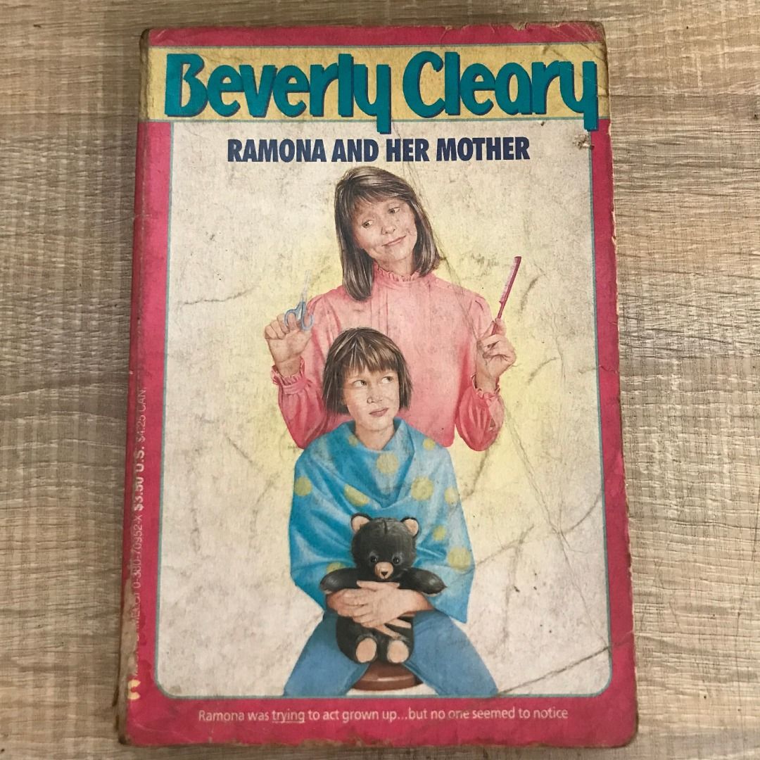 Beverly Cleary Ramona and Her Mother (Category: Children's Books) located in Mandaluyong City. Submitted by Laney223 (Listing ID 1415096582, Image 1). Description: - 'Ramona and Her Mother' by Beverly Cleary - Copyright 1979, Printed in the USA 1990 - Slight tear in the book cover side - MOP: Gcash/Bank Transfer - Courier: Grab/Lalamove/LBC/J&T Buyer's expense .