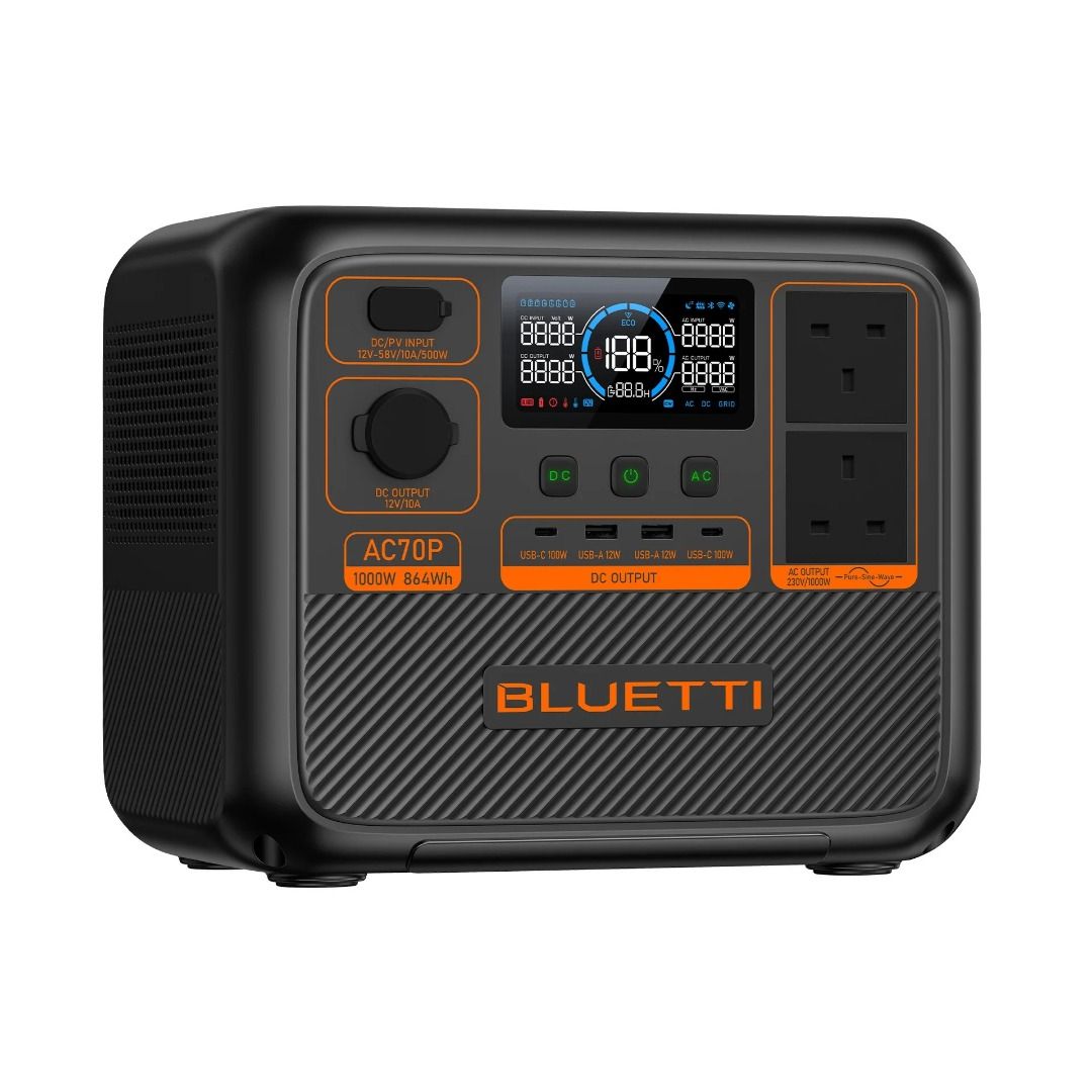 Bluetti AC70P | 1000w 864Wh, Lifestyle Services, Event & Party Services ...