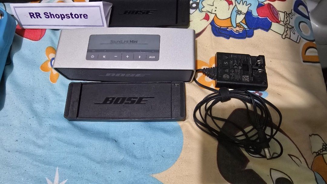 Bose portable speaker (Category: Portable Music Players) located in San Miguel. Submitted by rrshopstore (Listing ID 1415123675, Image 3). Description: pm me for price. all original 1. 4.5k Bose Color II 2.5.5k Bose Flex I Black with scratch 3. 6.5k Bose Flex I Maroon 4. 6.5k Bose Flex I Black 5. 6.8k Bose Revolve Black 6. 7.5K Bose Revolve Silver 7. 7.5k Bose Mini SL SE 8. 7k Bose Mini SL.