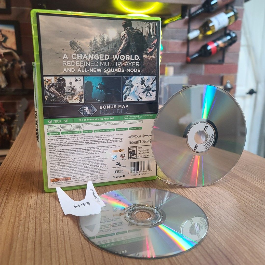 Call of Duty: Ghosts [Xbox 360, 2013] 2-Disc Set, NTSC/U, Pre-owned ...
