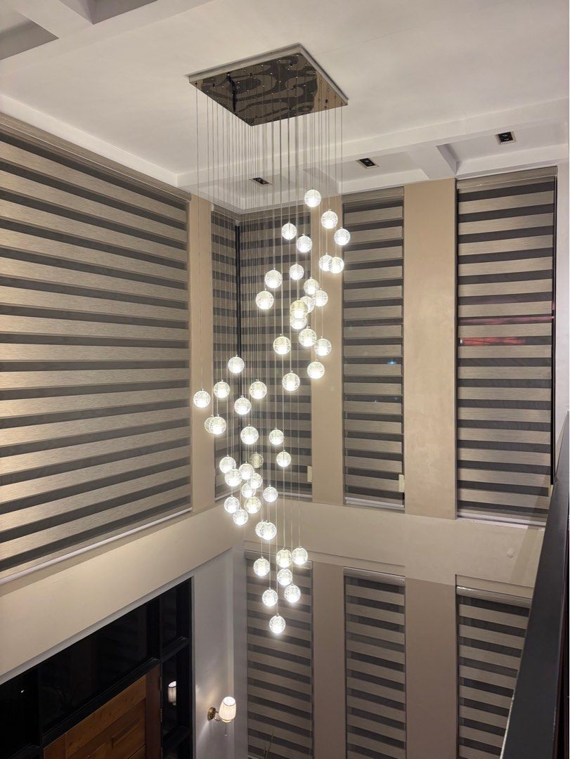 Crystal Chandelier (Category: Lighting) located in Guiguinto. Submitted by positivemind (Listing ID 1415148365, Image 1). Description: Price is negotiable. Item is sold as is, where is. One bulb needs replacement, and one ballast requires wiring inspection. Pick-up only. RFS: We are replacing it with a new unit. Location: STA CRUZ, Guiguinto Bulacan .