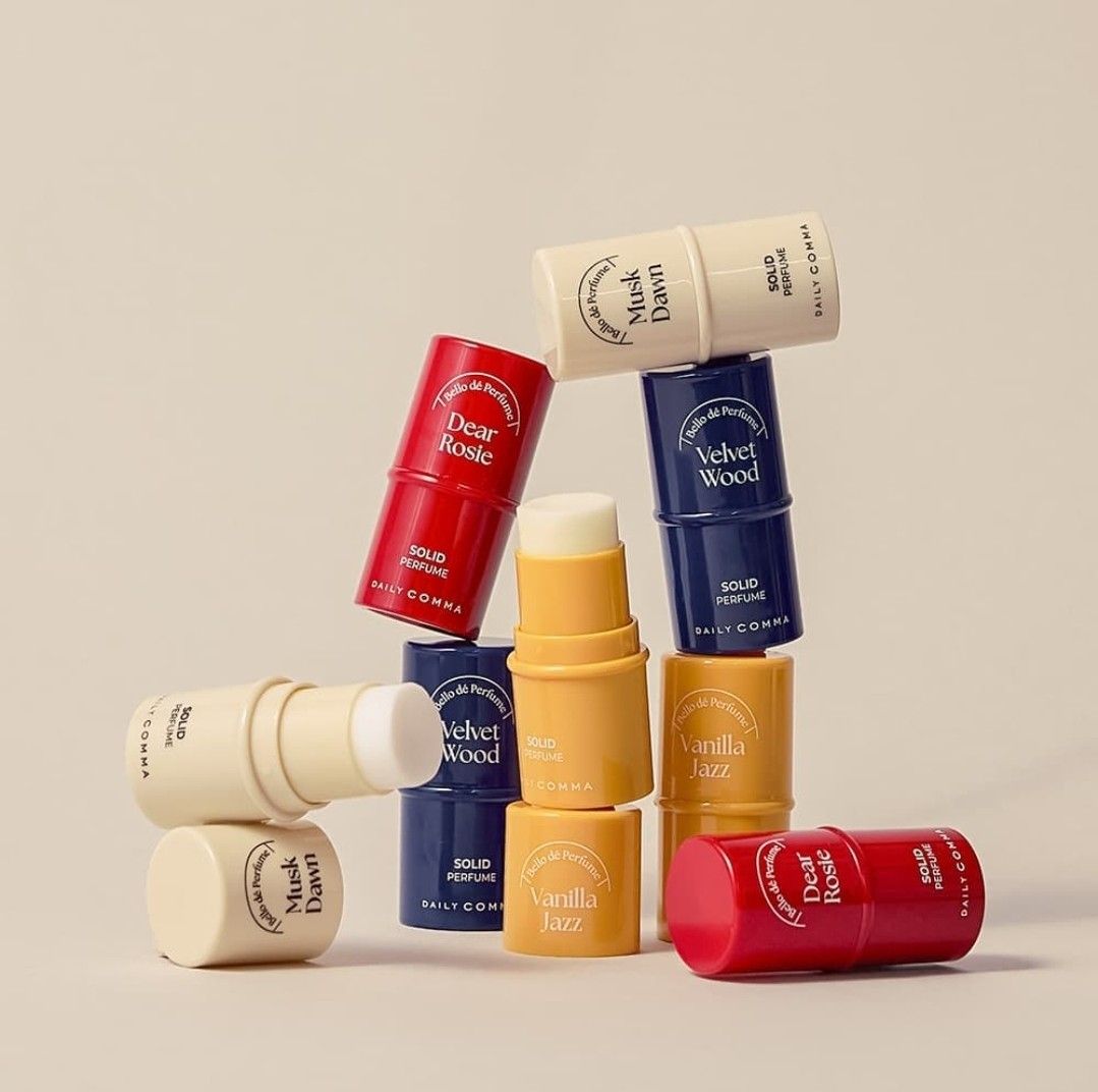 Daily Comma Solid Perfume (Category: Fragrance & Deodorants) located in Makati City. Submitted by seouloptionsph (Listing ID 1415090125, Image 2). Description: NEW ARRIVAL 😍 Onhand & ready to ship! ✅️ Another best-selling item from Daily Comma ✨ Compact and travel-friendly, easy to apply anytime, anywhere, and gentle on the skin. Unlike liquid perfumes, solid perfumes don’t spill and give off a soft, elegant fragrance that isn’t overpowering. Av