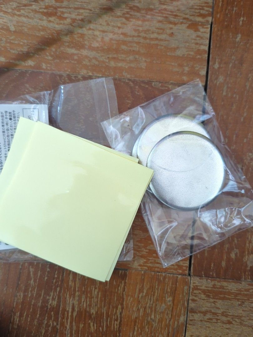 DIY Button Making Kit (Category: Craft Supplies & Tools) located in Singapore. Submitted by juliet52637 (Listing ID 1415134387, Image 3). Description: Unused button making kit. Includes metal circles, paper, and instructions. Perfect for creating custom buttons. Great for crafting or personalizing items..