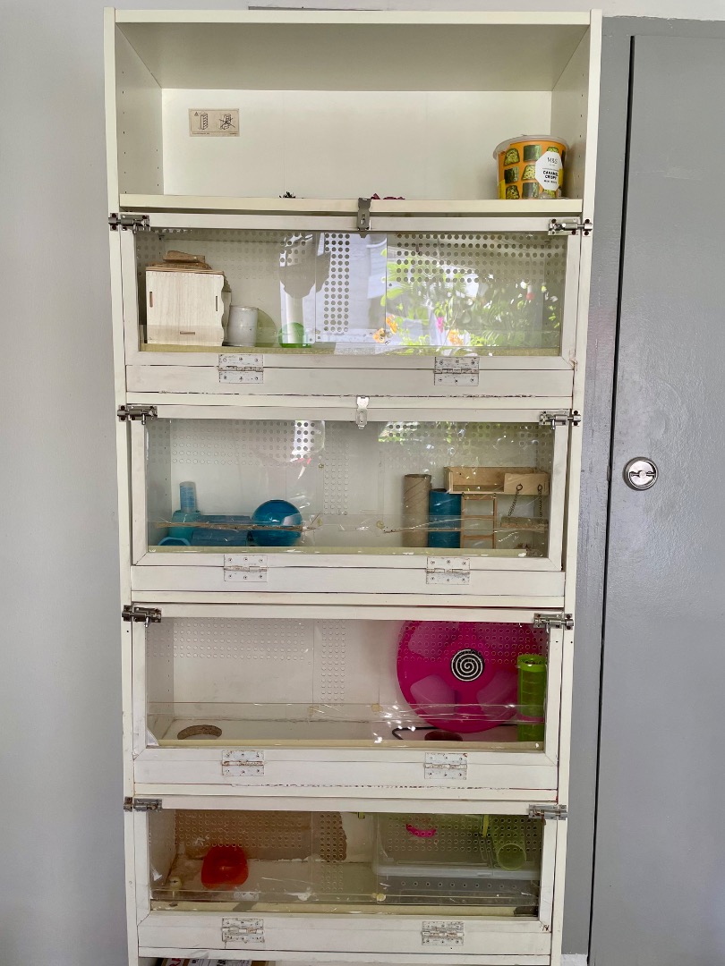 Visual Reference: DIY Hamster Cage With Multiple Compartments Pet Supplies Homes