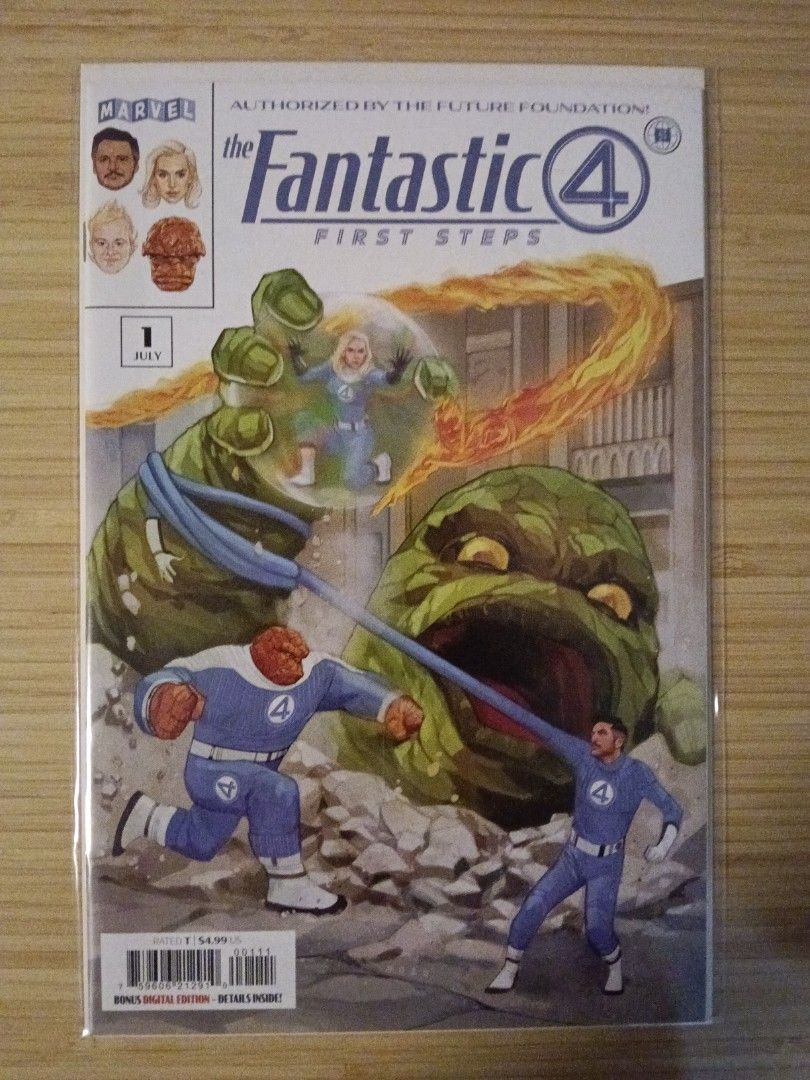 Fantastic Four: First Steps #1 (1st Printing) (Category: Comics & Manga) located in Taguig. Submitted by bry_chua (Listing ID 1415140805, Image 1). Description: Location: Taguig MOP: G-Cash, Maya, or Bank Transfer MOD: Lalamove, Grab, LBC/J&T (Outside Metro Manila) Buyer will shoulder delivery fee Plot: FROM THE WORLD OF THE UPCOMING FILM, AS AUTHORIZED BY THE FUTURE FOUNDATION! Four years ago, the world was transformed as an amazing cosmic-power
