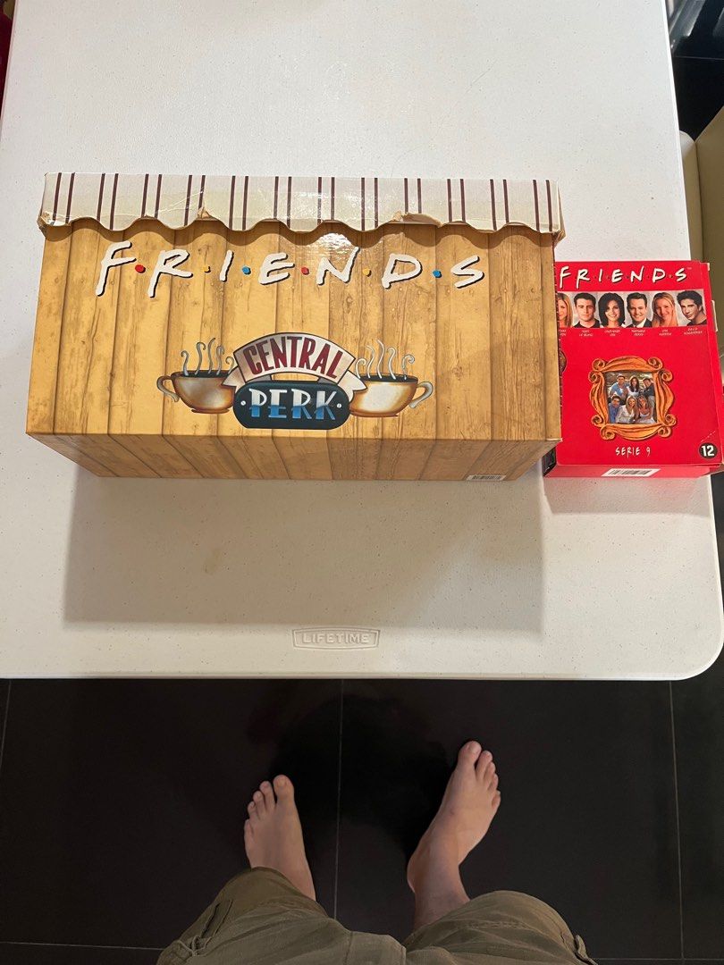 Friends: The Complete Series DVD Box Set (Category: CDs & DVDs) located in General Trias. Submitted by sasafajkov03344 (Listing ID 1415094692, Image 2). Description: - Friends: The Complete Series DVD Box Set - Includes all seasons - Collectible Central Perk themed box - Multiple DVDs included.