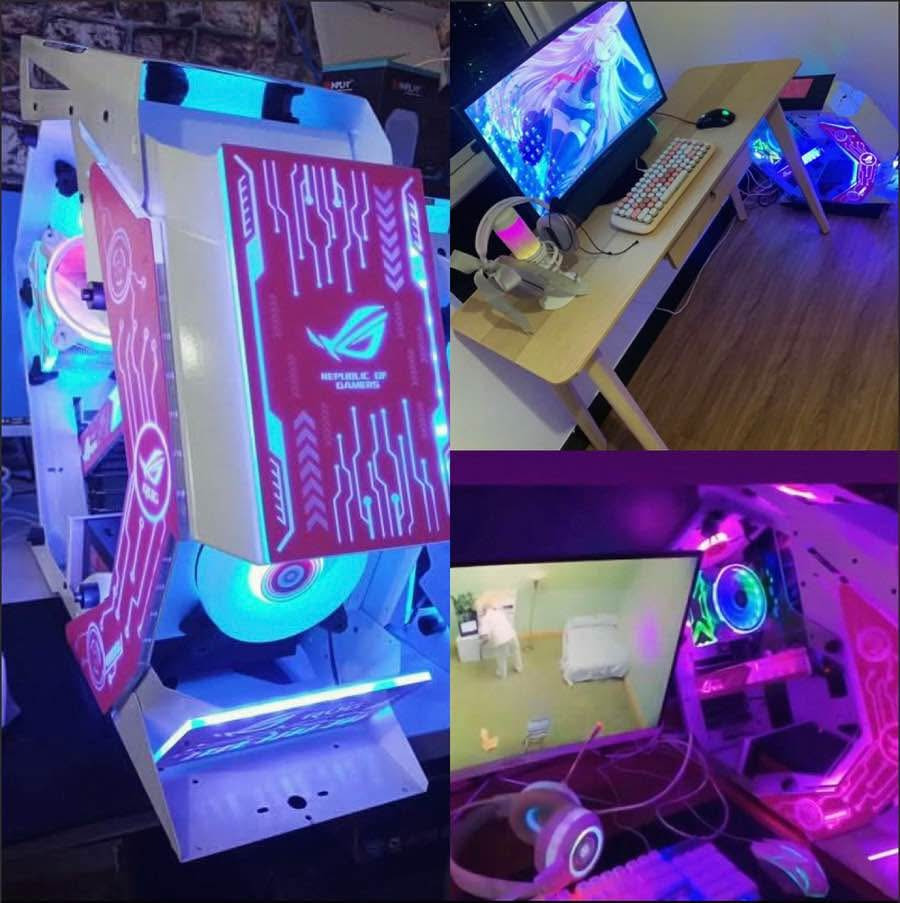 GAMING PC PINK (SYSTEM UNIT), Computers & Tech, Desktops on Carousell