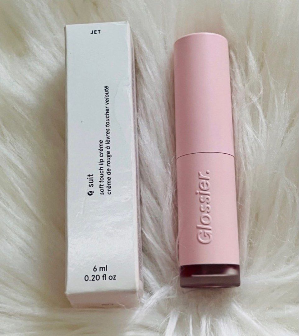 Glossier lip tint (Category: Makeup) located in San Juan City. Submitted by cashfrancefashioncosmetics_ph (Listing ID 1415124623, Image 1). Description: Glossier Suit soft Touch Lip Creme Jet Shade:Jet Size 6ml New stocks Pm For more details .