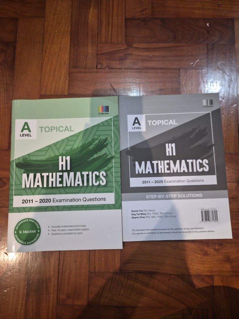 H1 Mathematics Topical A Level 2011-2020, Hobbies & Toys, Books ...