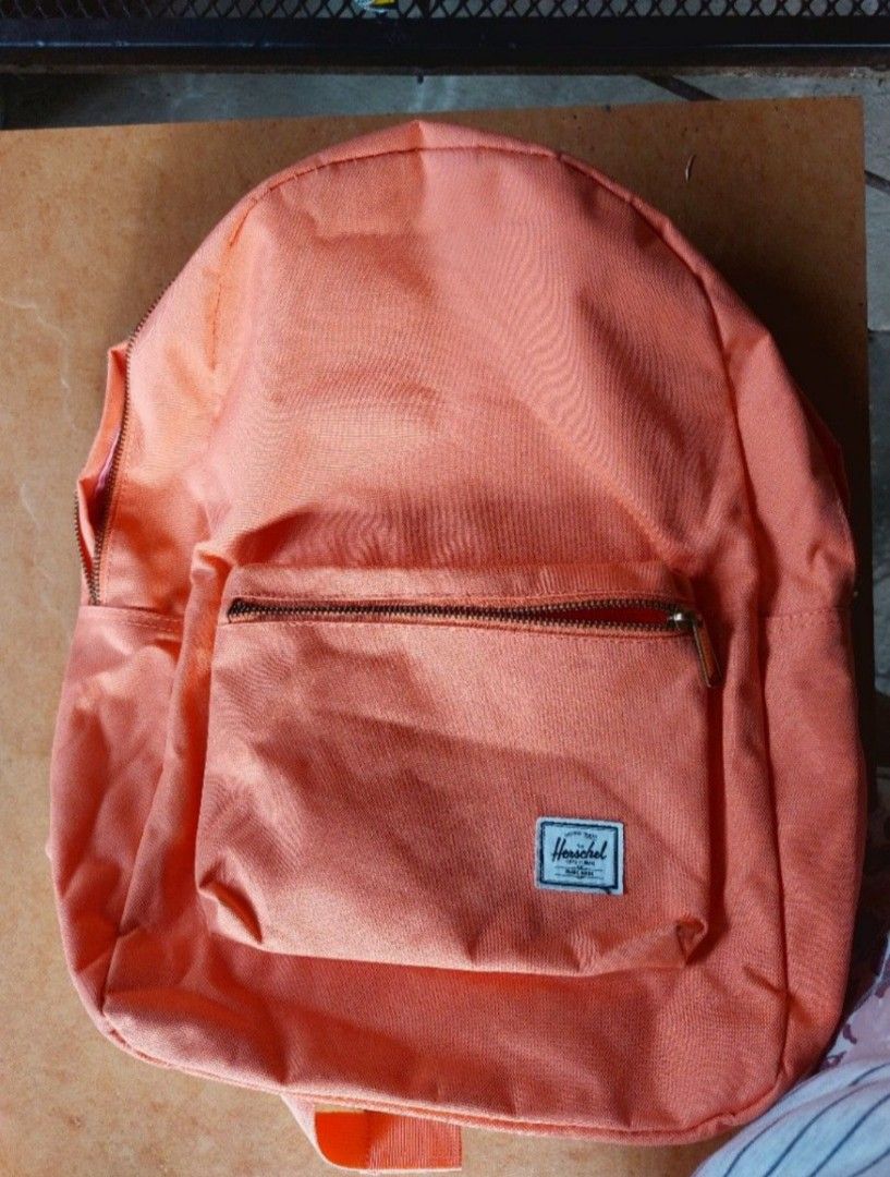Herschel Supply Co. Backpack (Category: Backpacks) located in San Jose del Monte. Submitted by _elll (Listing ID 1415147897, Image 2). Description: Repost‼️ Herschel Supply Co. settlement backpack Coral color Good condition 800 + sf nalang po ma dispose lang Rfs: naka little america na SJDM Bulacan.