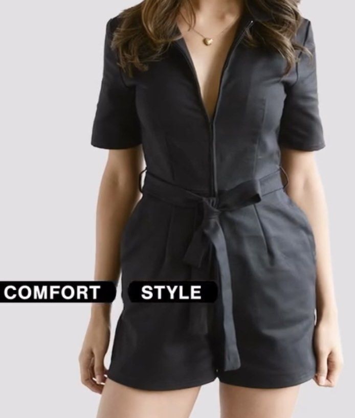 hey riley kelly romper (Category: Rompers) located in Quezon City. Submitted by pocketsizedangel (Listing ID 1415204092, Image 3). Description: - 10/10 condition - bought for 1,499 + sf rfs: decluttering tags: linen, romper, black romper size xs hey riley kelly romper.