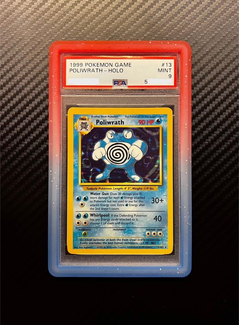 [Base Set Holo] 1999 Poliwrath #13 WotC Vintage Rare Pokemon TCG PSA 9 ...