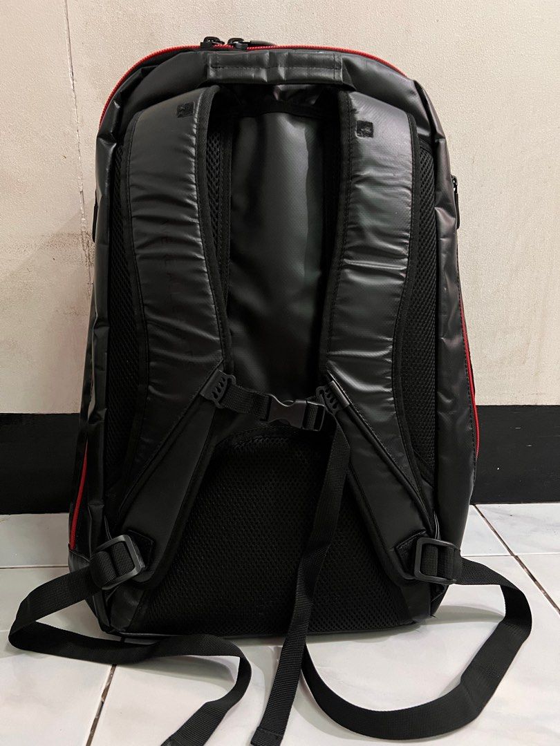HyperX Gaming Backpack (Category: Backpacks) located in Manila. Submitted by almiradianneandres (Listing ID 1415174647, Image 2). Description: - HyperX gaming backpack - Black with red accents - Durable design - Multiple compartments for storage - Adjustable straps for comfort - Padded back support - HyperX logo on front and zipper pulls - Perfect for gaming gear or everyday use.