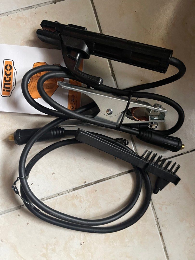 Ingco 350A Inverter MMA Welding Machine (Category: Construction Tools & Equipment) located in Makati City. Submitted by paulmirabueno (Listing ID 1415116604, Image 2). Description: Ingco 350A Inverter MMA Welding Machine for general welding. Features IGBT technology, direct current, hot start, and anti-sticking functions. Includes welding cables and accessories. Operates on 220-240V. Made in China. Model IND-MMA350SP. Maximum output of 350A. 6000