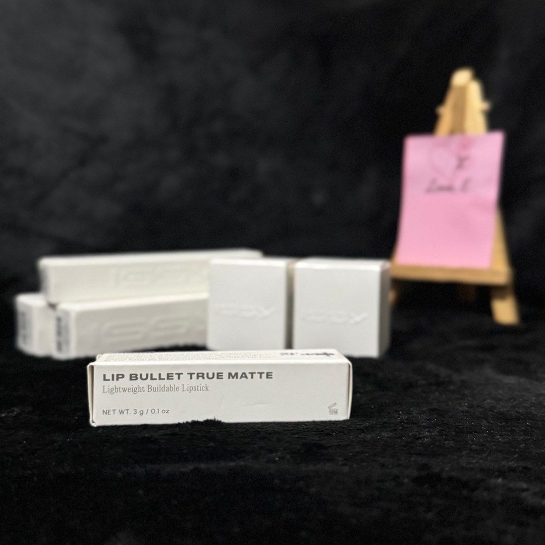 ISSY - lip bullet true matte (Fresco) (Category: Makeup) located in Taguig. Submitted by love_erlincb (Listing ID 1415072407, Image 3). Description: Mall SRP: ₱349 All posted items are brand new and sealed. — MOP: Gcash/ BPI/ Maya MOD: • Same day delivery via Lalamove, Grab, etc. • J&T express 📍 Taguig city.