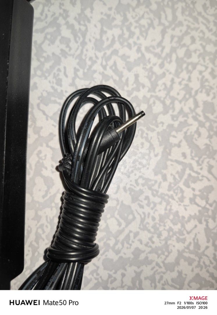 Lenovo Laptop Charger (Category: Chargers) located in Makati City. Submitted by xiannndy (Listing ID 1415044696, Image 2). Description: - Lenovo 65W USB-C Charger - Black power adapter - Includes power cable with European plug - Designed for Lenovo laptops.