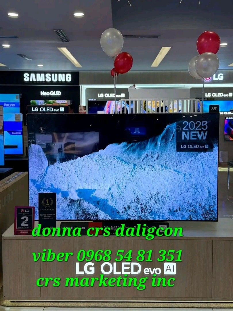 Lg oled (Category: TV) located in Quezon City. Submitted by daligcon19 (Listing ID 1415156288, Image 2). Description: 🟧 LG OLED TV C5 SERIES G5 SERIES B5 SERIES / 65G5 65C5 65B5 42C5 55C5 55B5 77C5 77G5 83C5 🟧 B5 SERIES 55B5PSA - 58,600 65B5PSA - 73,700 C5 SERIES 42C5PSA - 52,500 55C5PSA - 65,300 65C5PSA - 78,500 77C5PSA - 147,000 83C5PSA - 191,800 G5 SERIES 65G5PSA - 105,200 77G5PSA - 158,900 PRICE MAY CHANGE WITHOUT PRIOR NOTICE BRANDNEW AND 