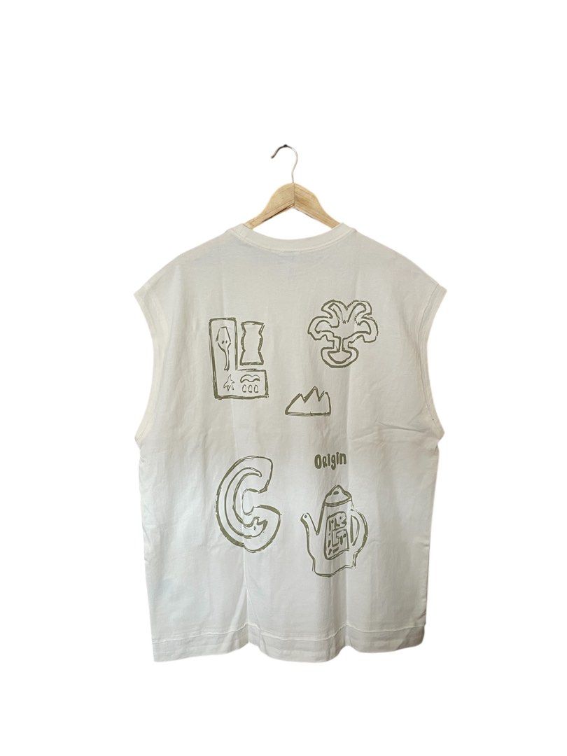 H&M Loose Fit Printed Vest Top (Category: Vests) located in Quezon City. Submitted by good.society (Listing ID 1415104933, Image 2). Description: - Never been used - Buyer shoulders shipping PM for more photos! .