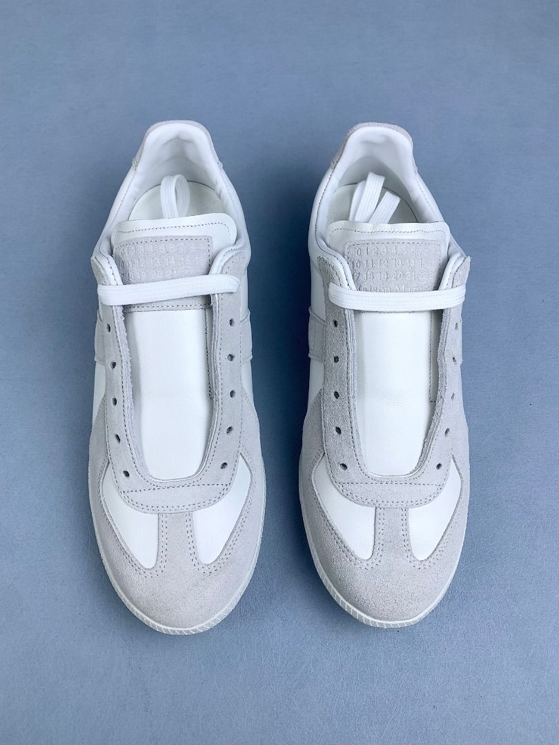 Maison Margiela Gats Off White (Category: Sneakers) located in Manila. Submitted by mssneaks2023 (Listing ID 1415165383, Image 2). Description: 𝑷𝑹𝑬-𝑶𝑹𝑫𝑬𝑹‼️ 𝑬𝑻𝑨: 1-2 𝑾𝑬𝑬𝑲𝑺 𝑨𝑭𝑻𝑬𝑹 𝑸𝑪 Maison Margiela Gats Off White - Actual pictures posted. Other colorways are available. Available size: 40 - 47 EU BRAND NEW ‼️ 1000 minimum up to 50% downpayment for pre-order to avoid flaking. DM for inquiries 📩 MONEYBACK IF YOU DONT RECEIVE WH