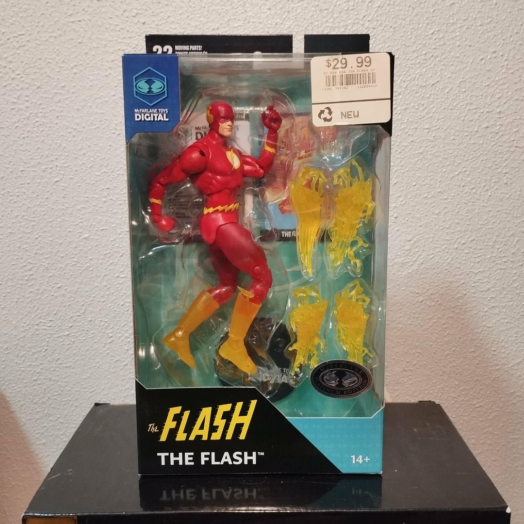 McFarlane Toys Digital The Flash - Speed Force (Platinum Edition) (Category: Figurines & Statues) located in Cainta. Submitted by dccollector1 (Listing ID 1415109557, Image 1). Description: Condition: BIB (as is, no alt head, broken ankles) Payment: GCash Location: Pasig-Cainta Shipping: Lalamove Feel free to message for questions or inquiries 🙂.